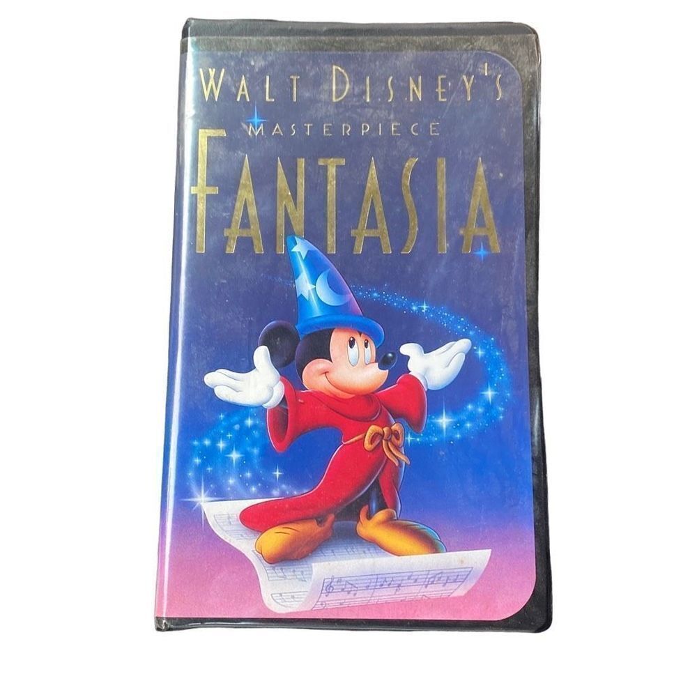 Walt Disney Fantasia Black Diamond VHS Vintage Used